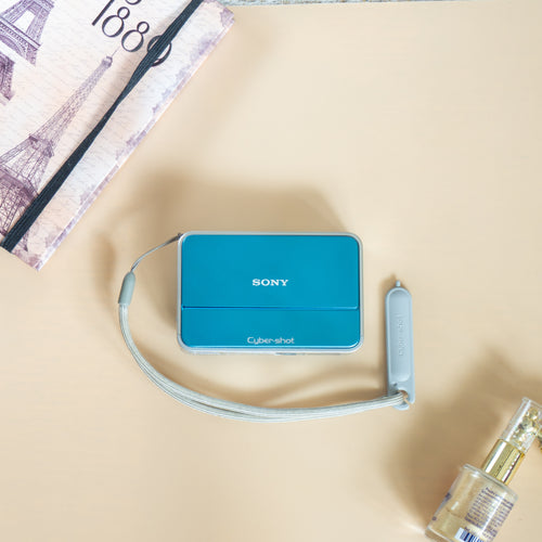Sony Cyber-shot DSC-T2 – Bleu turquoise