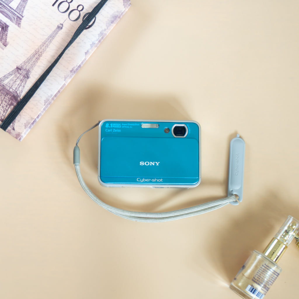 Sony Cyber-shot DSC-T2 – Bleu turquoise